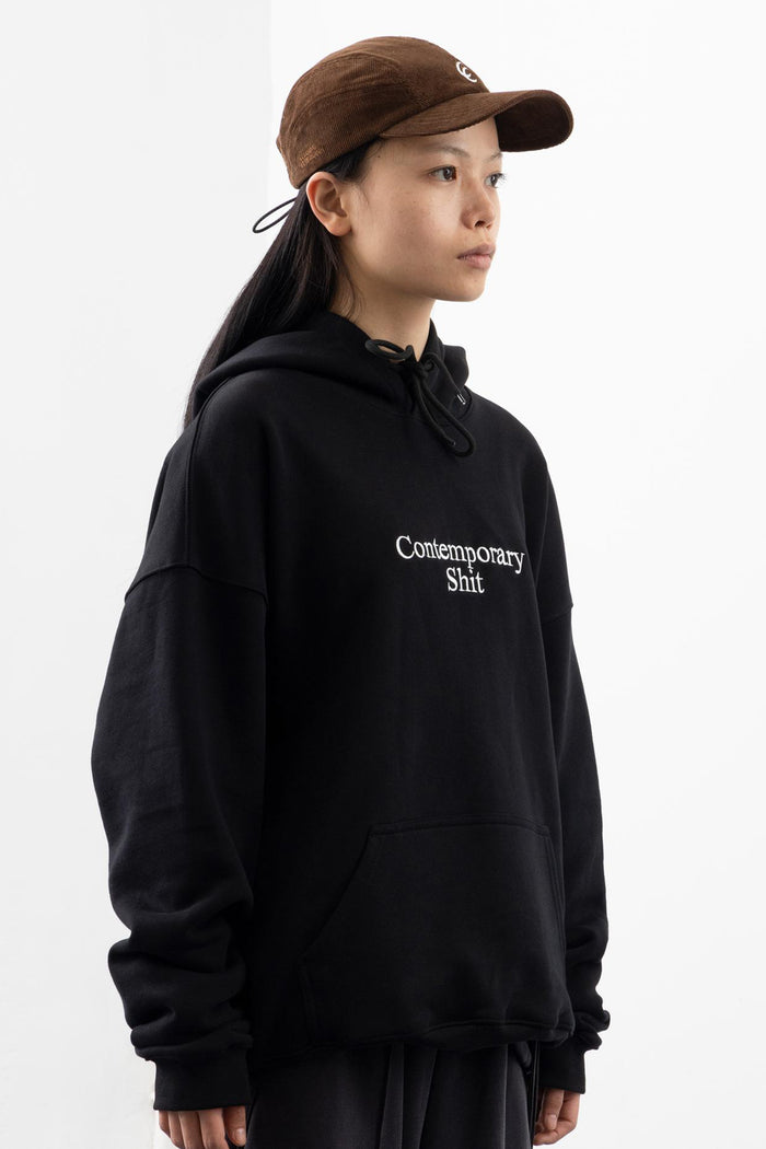 Contemporary Shit Hoodie Black / Samepaper