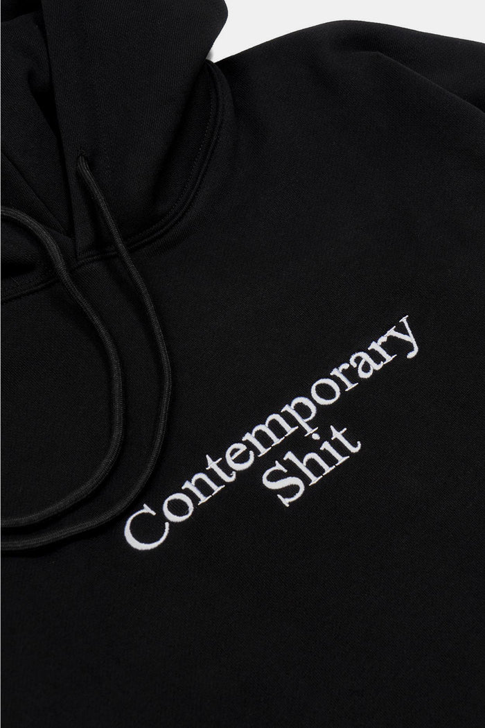 Contemporary Shit Hoodie Black / Samepaper