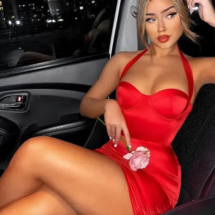 Corset Bodycon Mini Dress fashionnsio