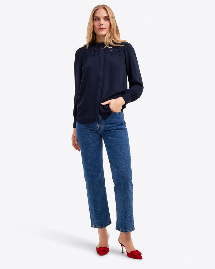 Covered Placket Button Down