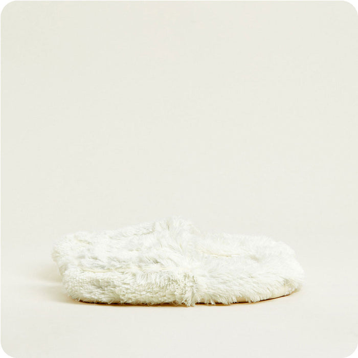 Indulge in warmth with Microwavable Cream Slippers by Warmies USA.