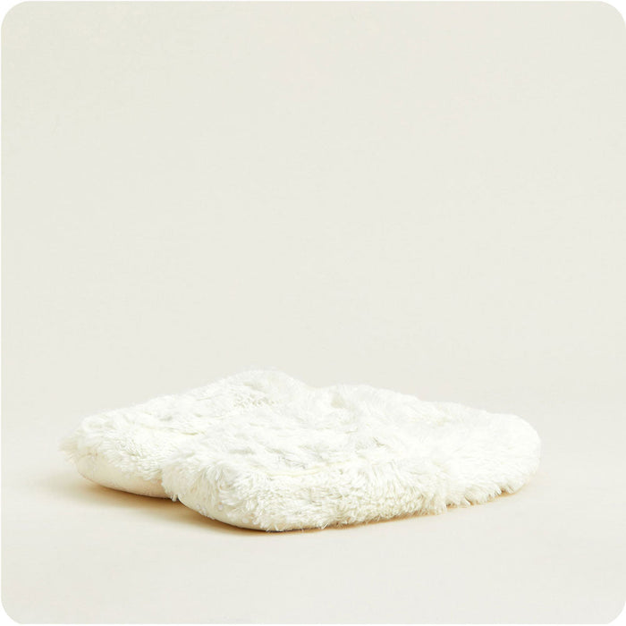 Revitalize your feet with Cream Warmies Slippers—microwave and relax.