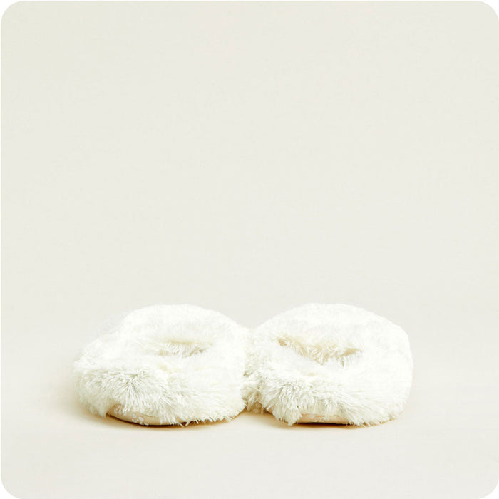 Warmies USA's Cream Slippers: Chic comfort for your every step.