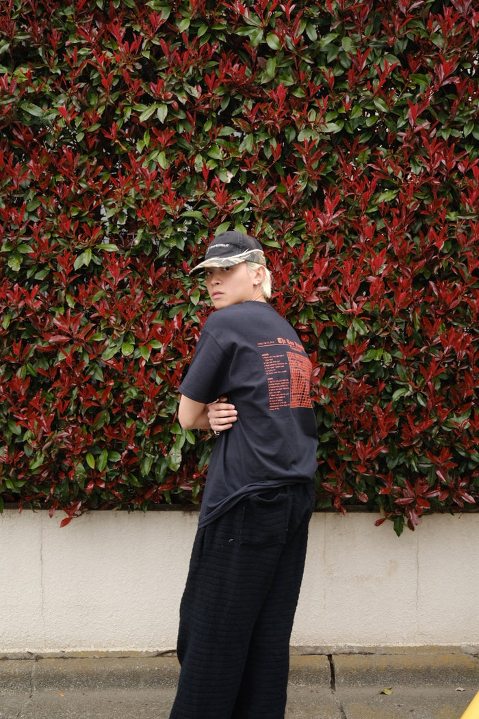 Crossword S/S Tee BLK / Tony Valentine NYC