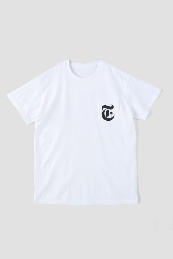 Crossword S/S Tee WHT / Tony Valentine NYC