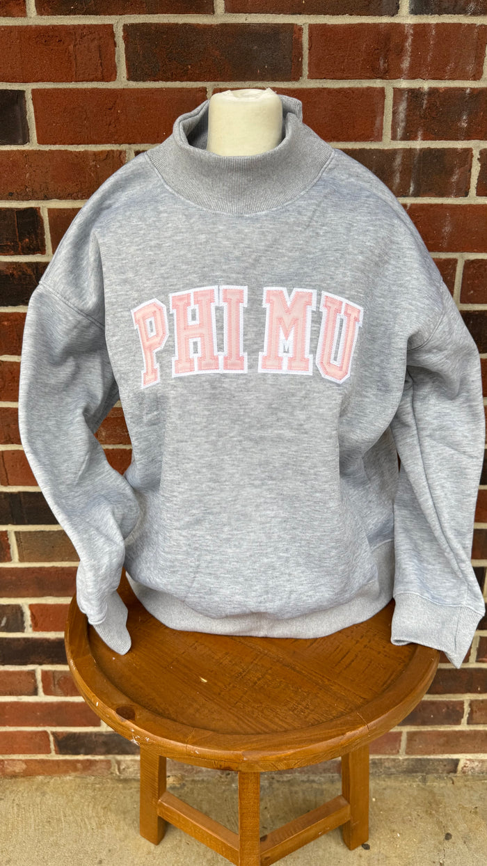 Custom Mock Neck Sweatshirts
