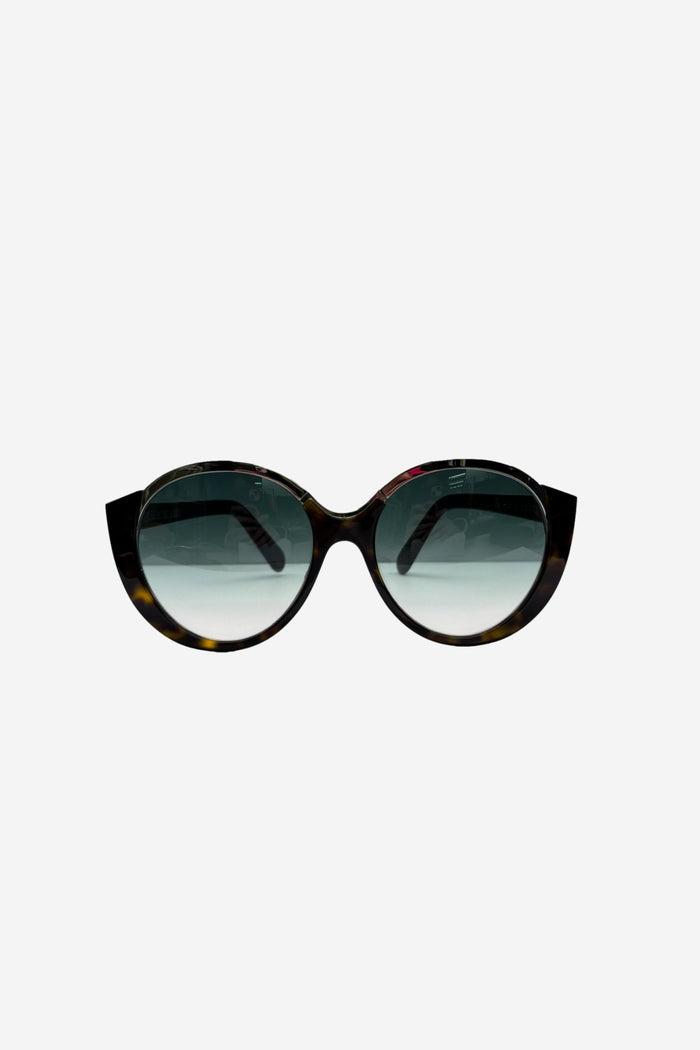 Cutler And Gross Tortoiseshell Round Sunglasses image 0