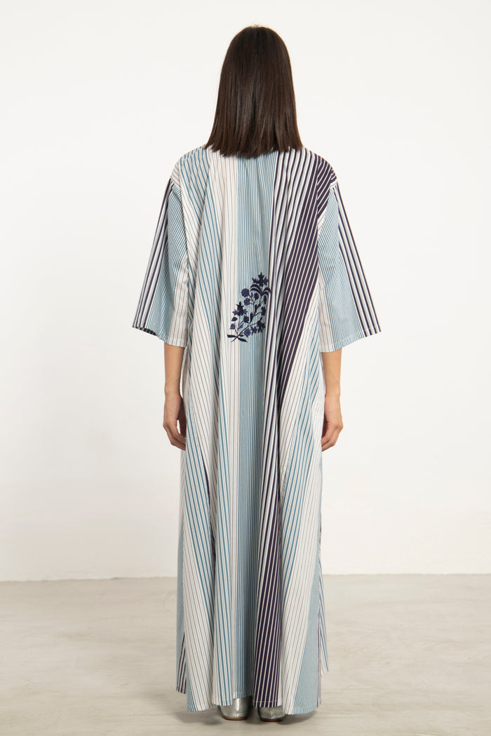 Dakka Cotton Navy Jellaba