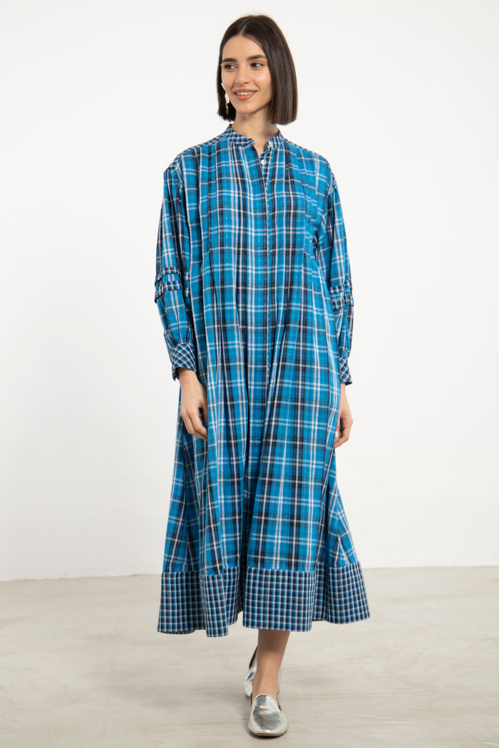 Dania Cotton Blue Dress