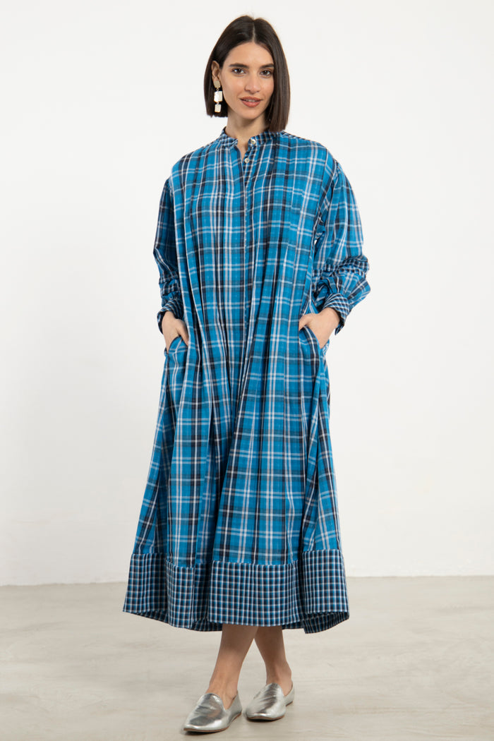 Dania Cotton Blue Dress