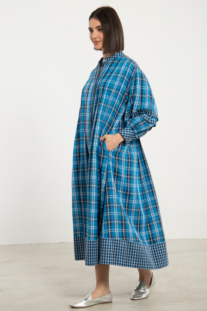 Dania Cotton Blue Dress