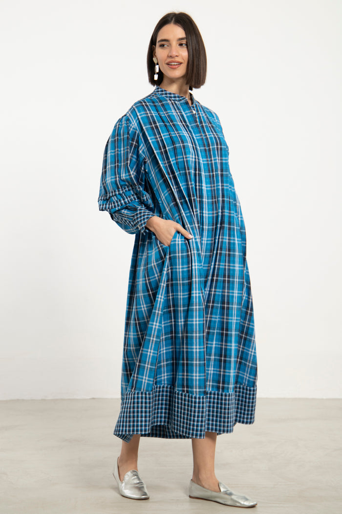 Dania Cotton Blue Dress