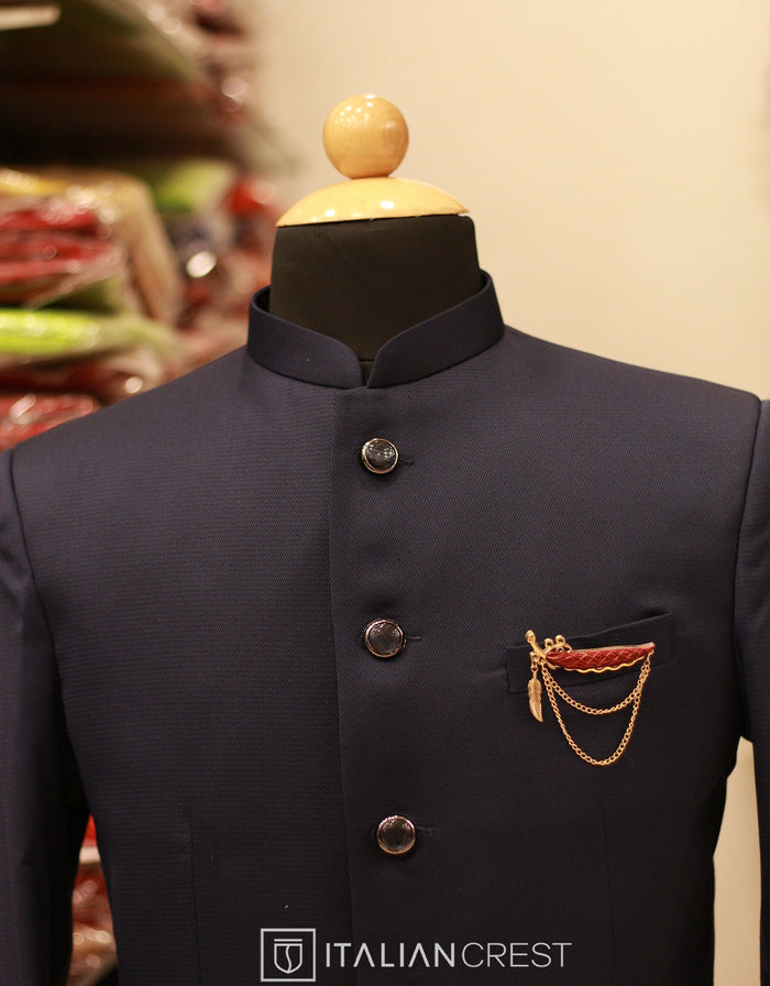 Dark Blue Jodhpuri Suit