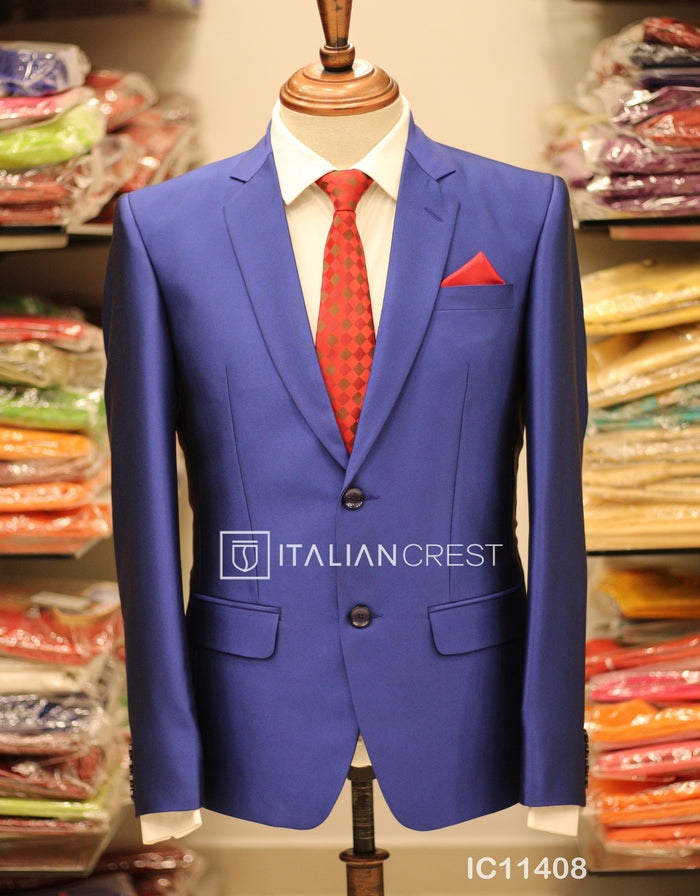 Dark Royal Blue Single Breasted Suit