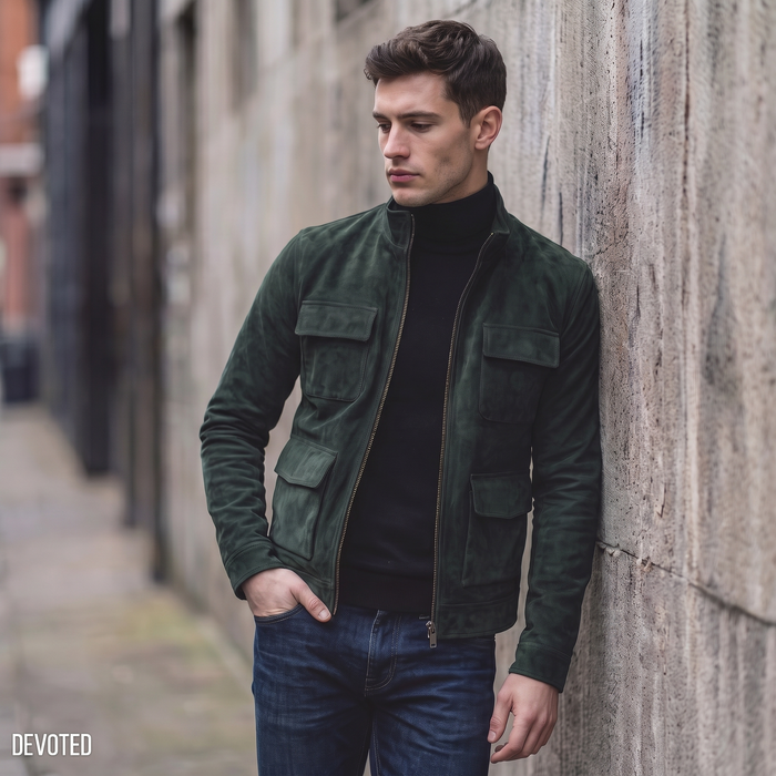 XS / Green / Suede