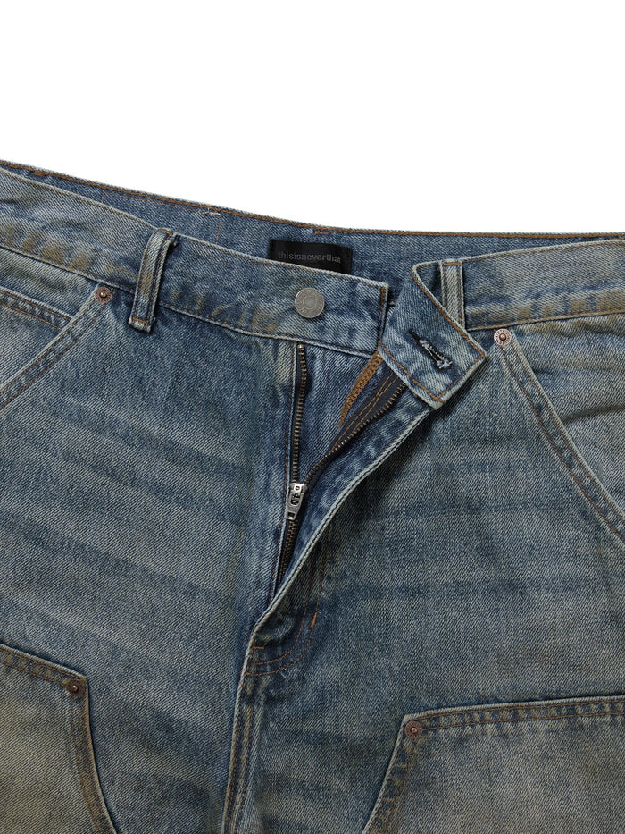 Denim Double Knee Pant