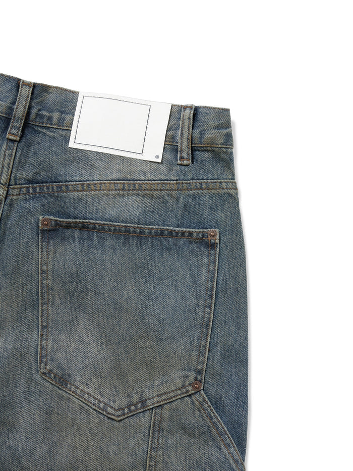 Denim Double Knee Pant