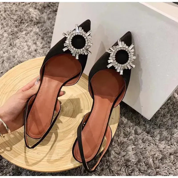 Sunflower Diamond Triangle High Heels fashionnsio
