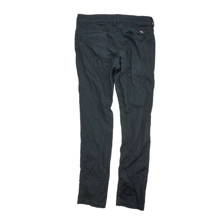 Dickies Women's Black Skinny Trousers - 8R, Medium - Army & Outdoors - Work Trousers