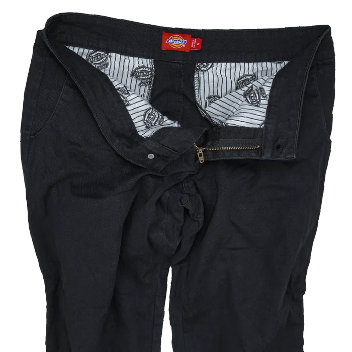 Dickies Women's Black Trousers - Size 9, Medium - Army & Outdoors - Jeans