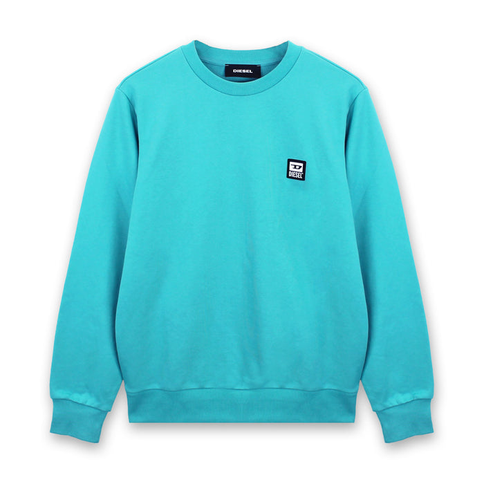 Diesel - S-GIRK-K12 Sweatshirt in Turquoise - Nigel Clare