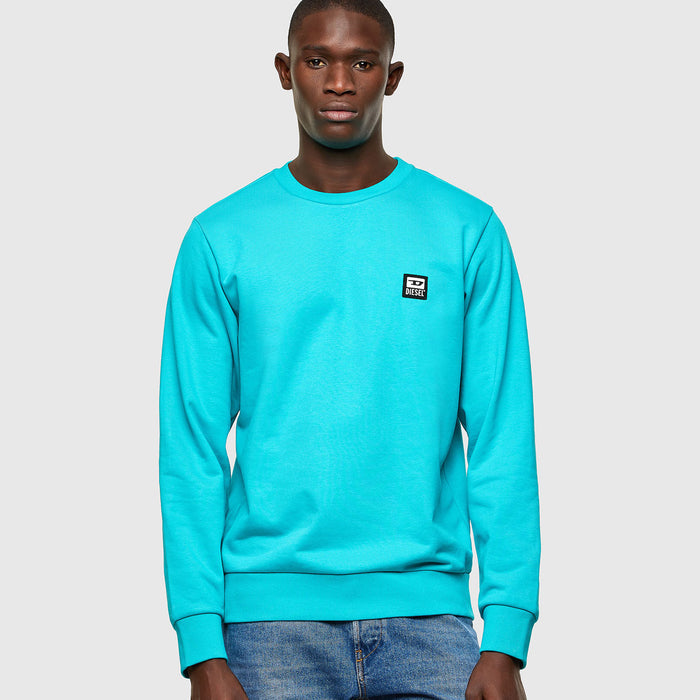 Diesel - S-GIRK-K12 Sweatshirt in Turquoise - Nigel Clare