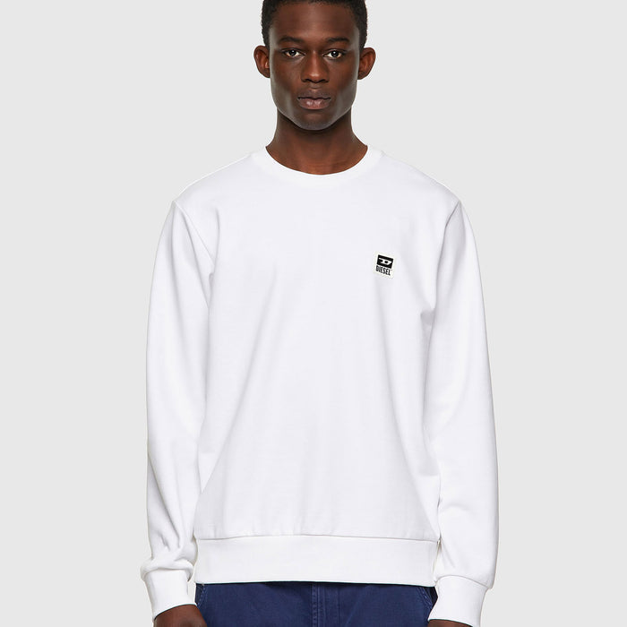 Diesel - S-GIRK-K12 Sweatshirt in White - Nigel Clare