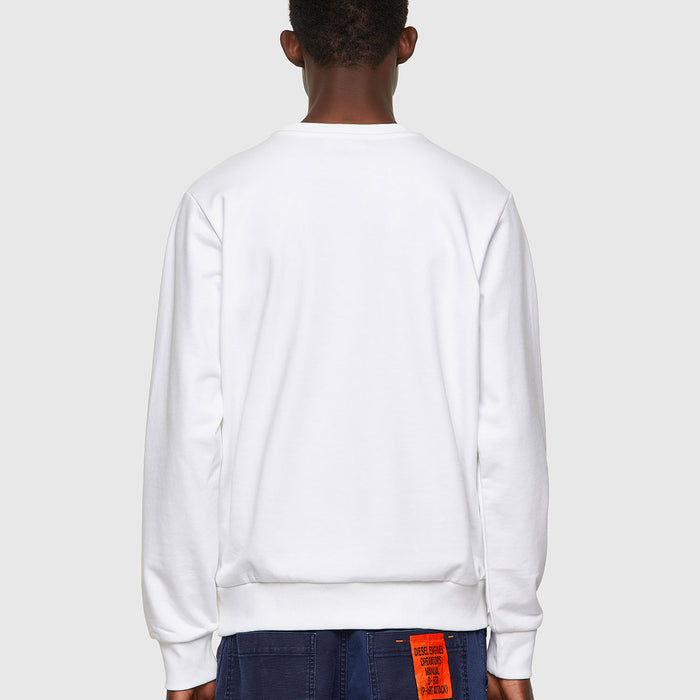 Diesel - S-GIRK-K12 Sweatshirt in White - Nigel Clare