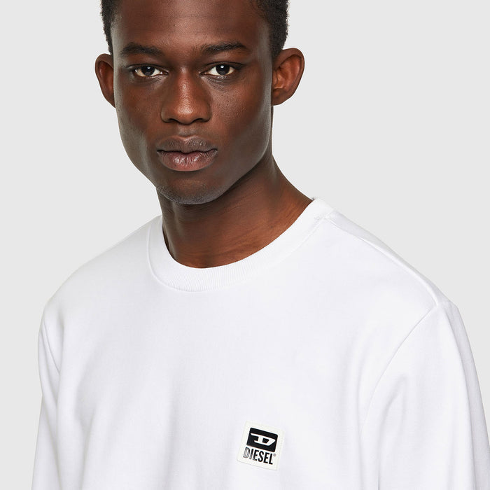 Diesel - S-GIRK-K12 Sweatshirt in White - Nigel Clare