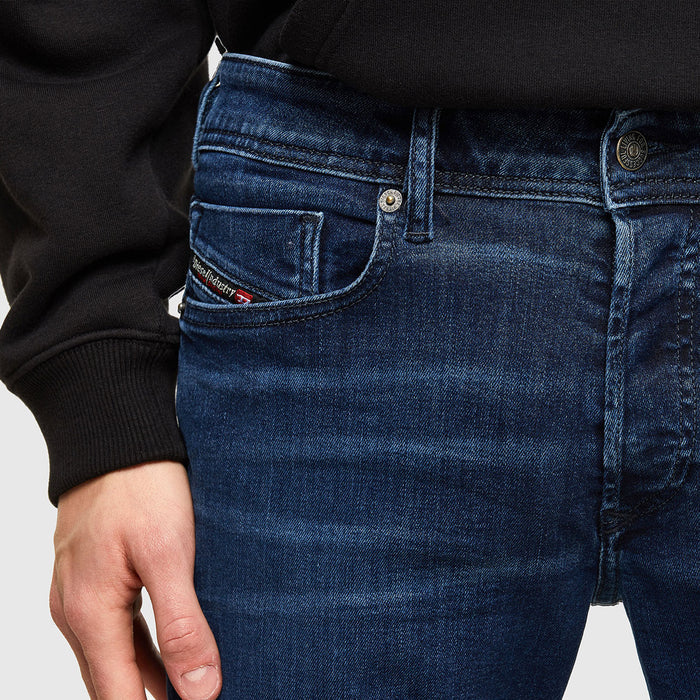 Diesel - Sleenker-X 009QI Skinny Jeans in Dark Blue - Nigel Clare