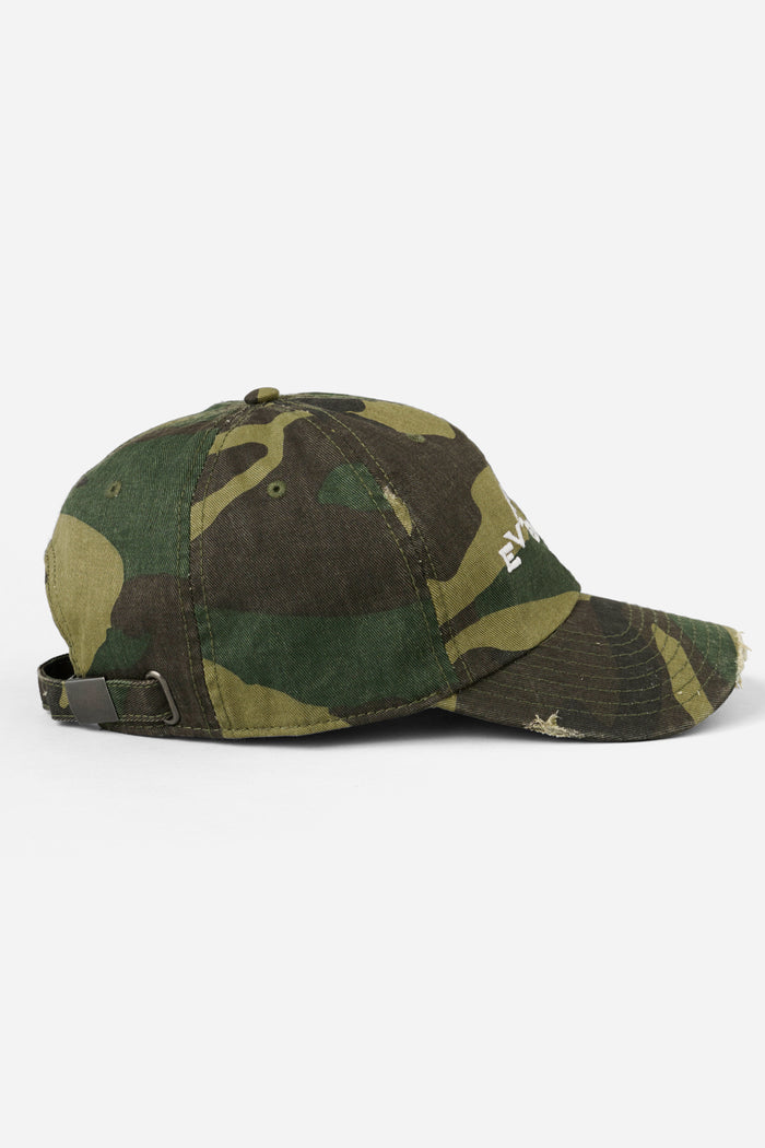 Distressed Everything Ends Cap CAMO / Look Back and Laugh Books