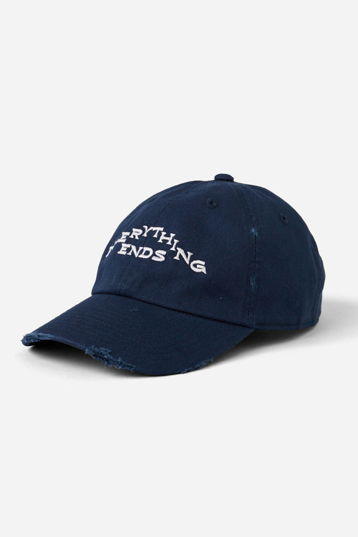 Distressed Everything Ends Cap Navy / Look Back and Laugh Books
