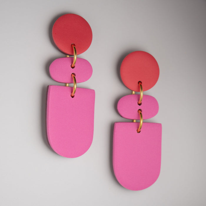 Drift Watermelon Pink Earrings