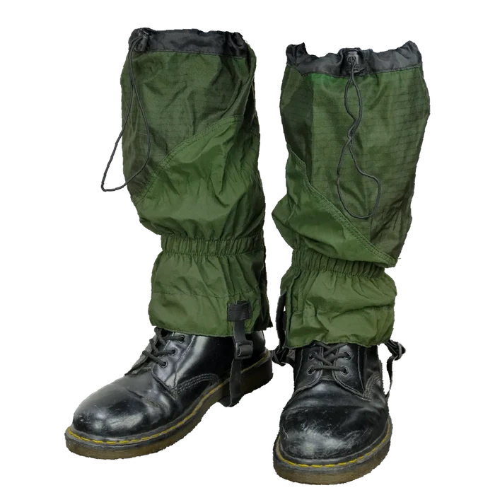 Dutch Army Olive Ripstop Gaiters - Dutch Army Surplus - Gaiters