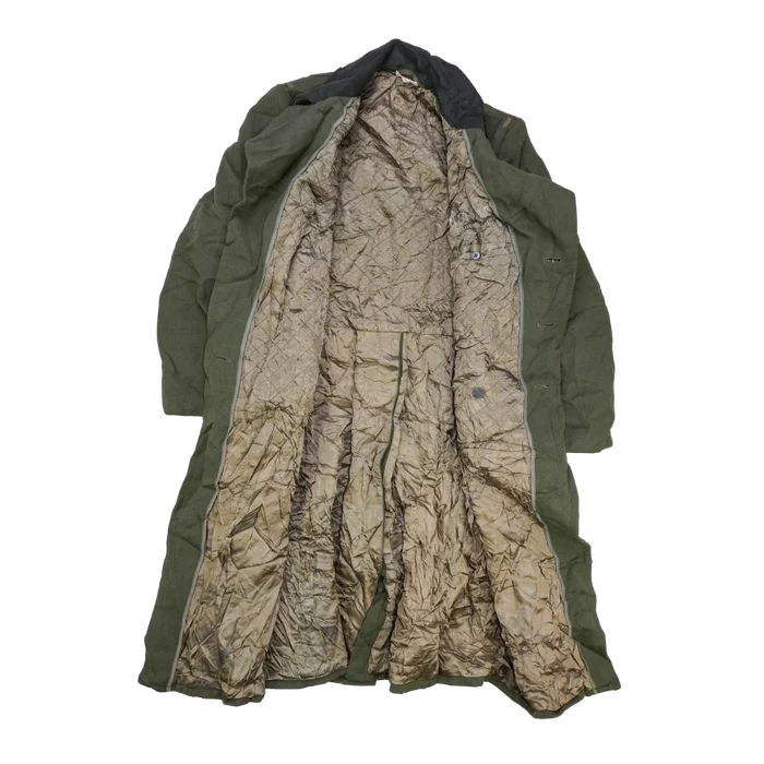 East German Army Olive Wool Overcoat - G48, Medium - East German Army Surplus - Great Coats