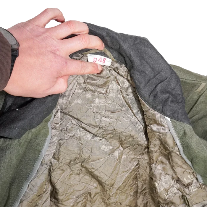 East German Army Olive Wool Overcoat - G48, Medium - East German Army Surplus - Great Coats