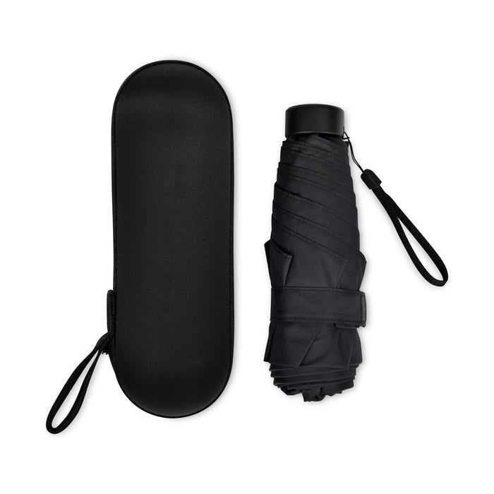 Elements 39" Recycled rPET Manual Mini Folding Umbrella