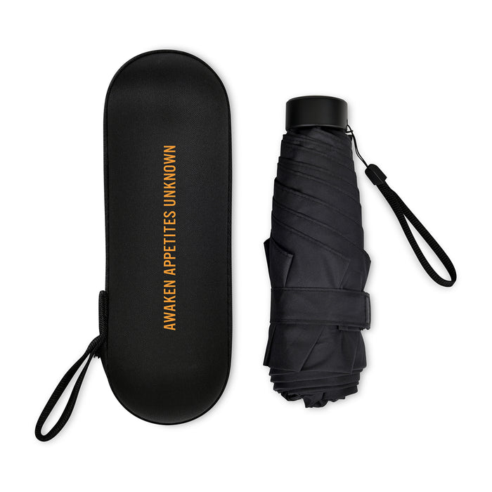 Elements 39" Recycled rPET Manual Mini Folding Umbrella