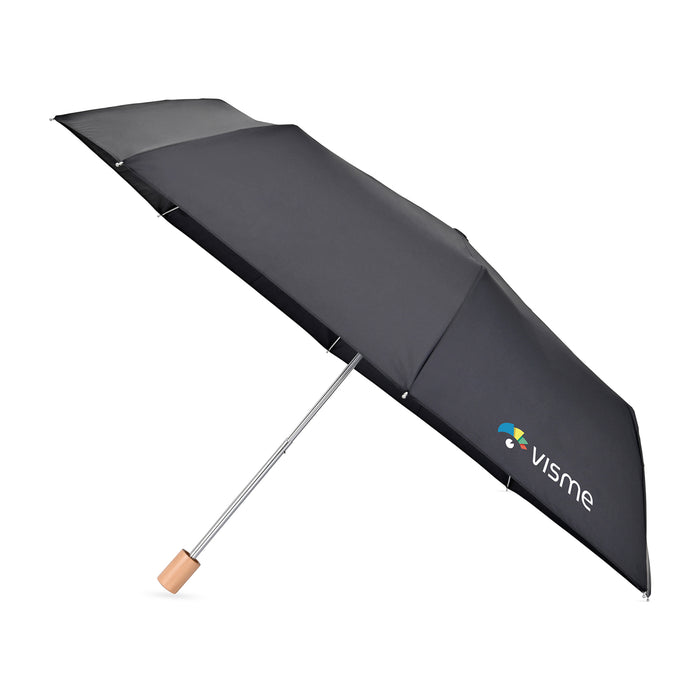 Elements 43" Recycled rPET Manual Folding Umbrella