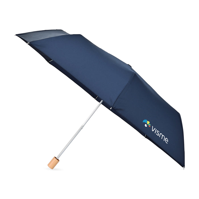 Elements 43" Recycled rPET Manual Folding Umbrella