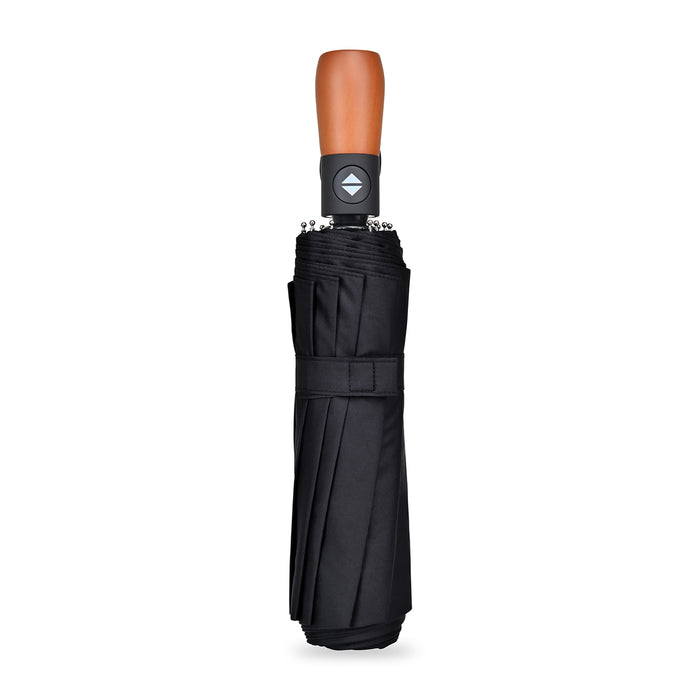 Elements 46" Recycled rPET Auto Open/Close Folding Umbrella