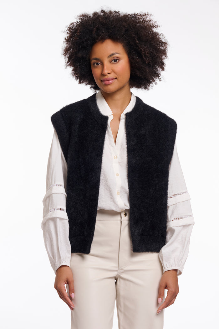 Elona Waistcoat Black