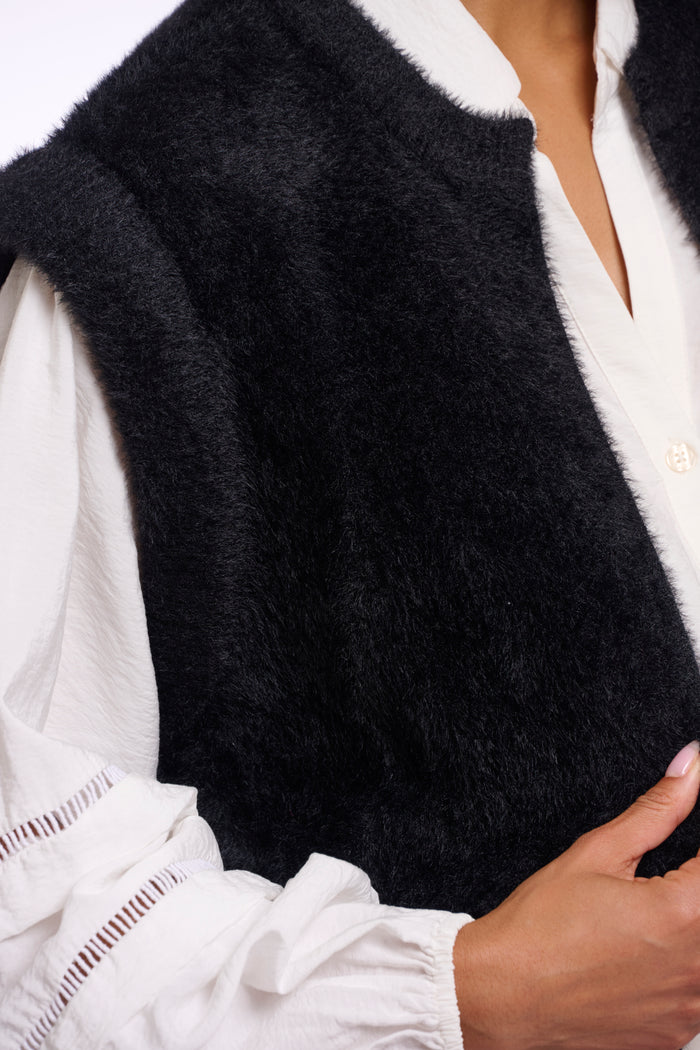Elona Waistcoat Black
