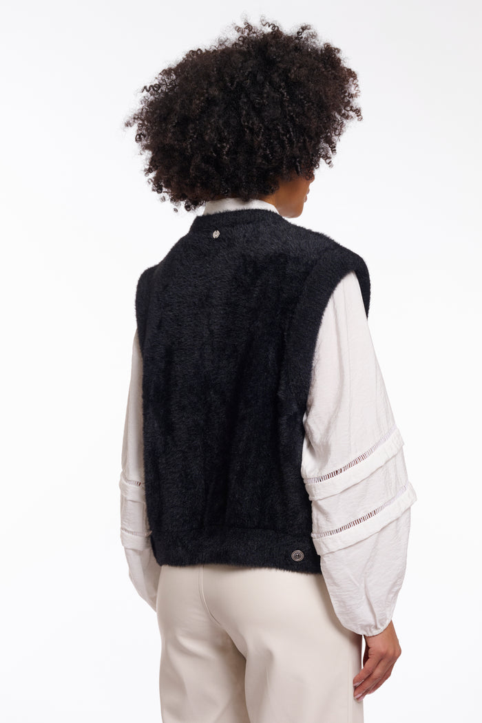 Elona Waistcoat Black
