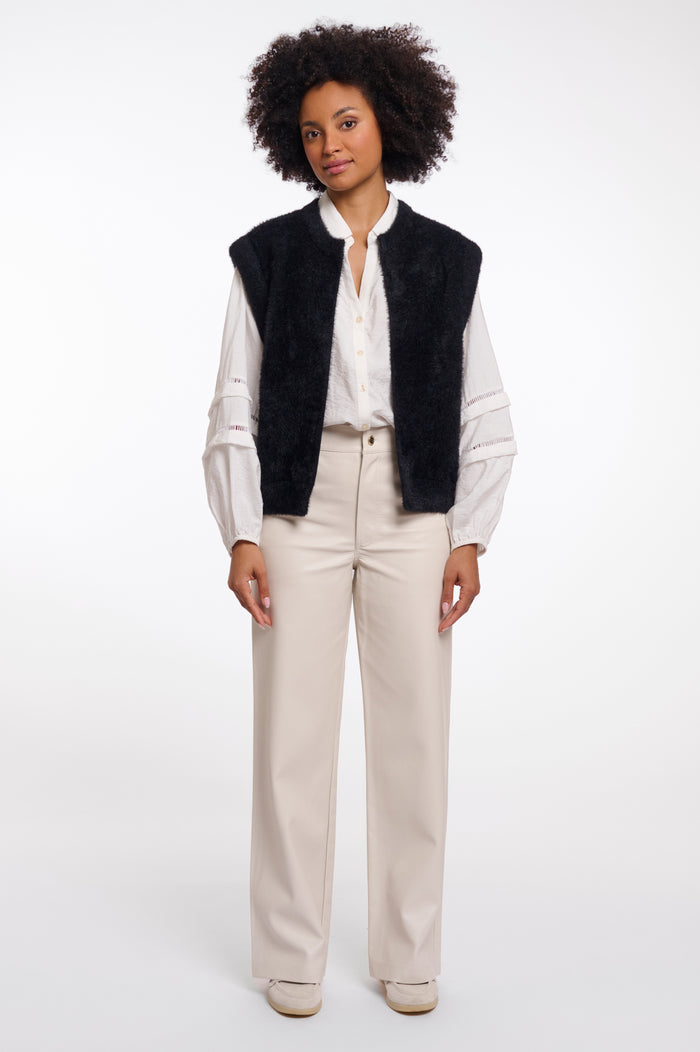 Elona Waistcoat Black
