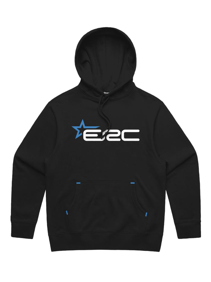 ERC Unisex Logo Black Hoodie