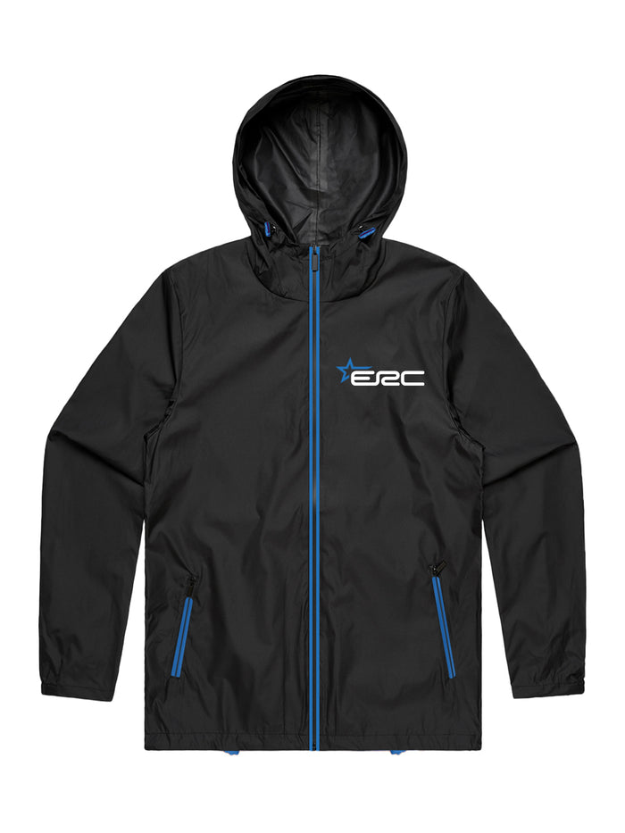ERC Unisex Logo Black Windbreaker