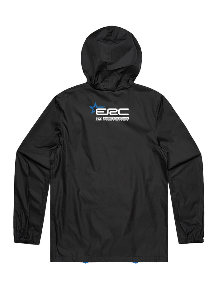 ERC Unisex Logo Black Windbreaker