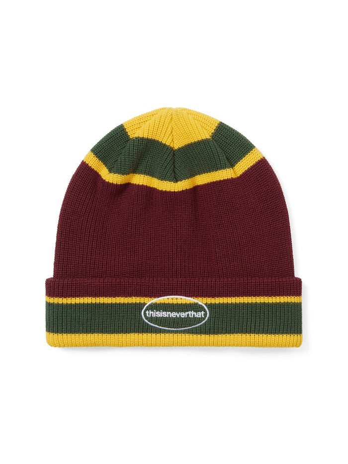E/T-Logo Multi Striped Beanie