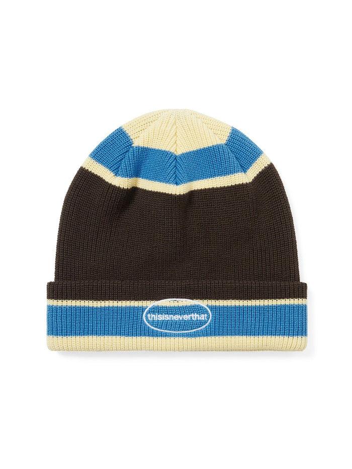 E/T-Logo Multi Striped Beanie